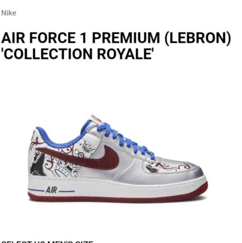 Nike LeBron Air Force 1 size 9.5 with box 🗃